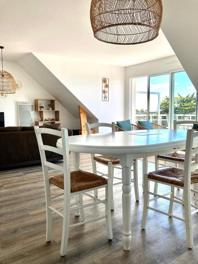 Grand Et Luxueux Appartement Lumineux 4 Pers Vue Mer Wifi Inclus Quiberon Exterior foto